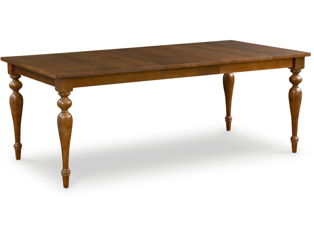 Amelia Maple Rectangle Dining Table with Leaf