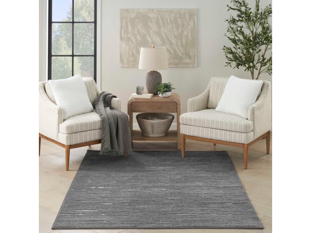 Care Free CAF04 Grey Area Rug