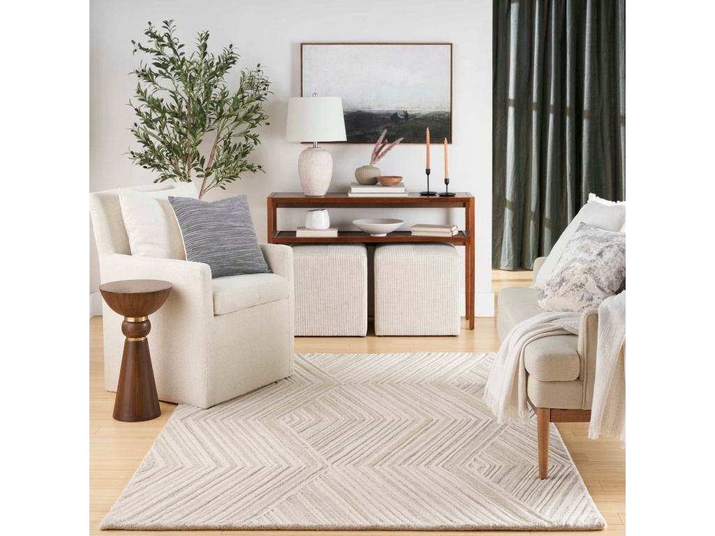 Graceful GRU03 Ivory Area Rug