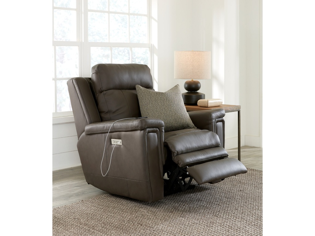 Asher Power Wall Hugger Recliner with Power Headrest