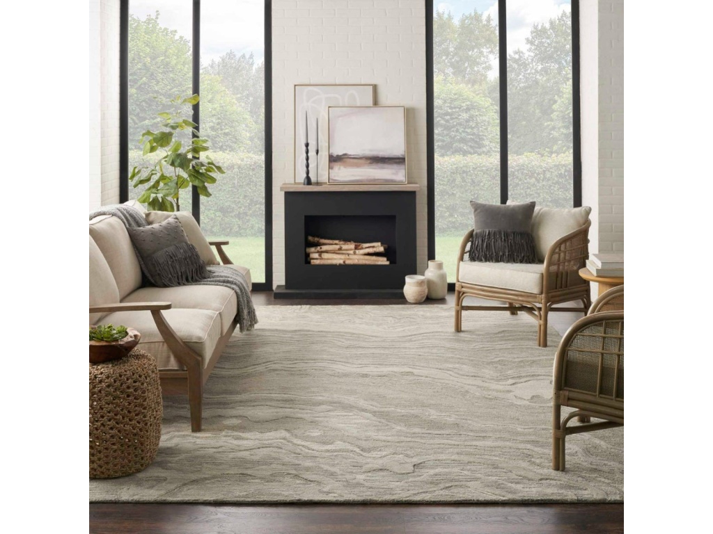 Graceful GRU01 Grey Area Rug