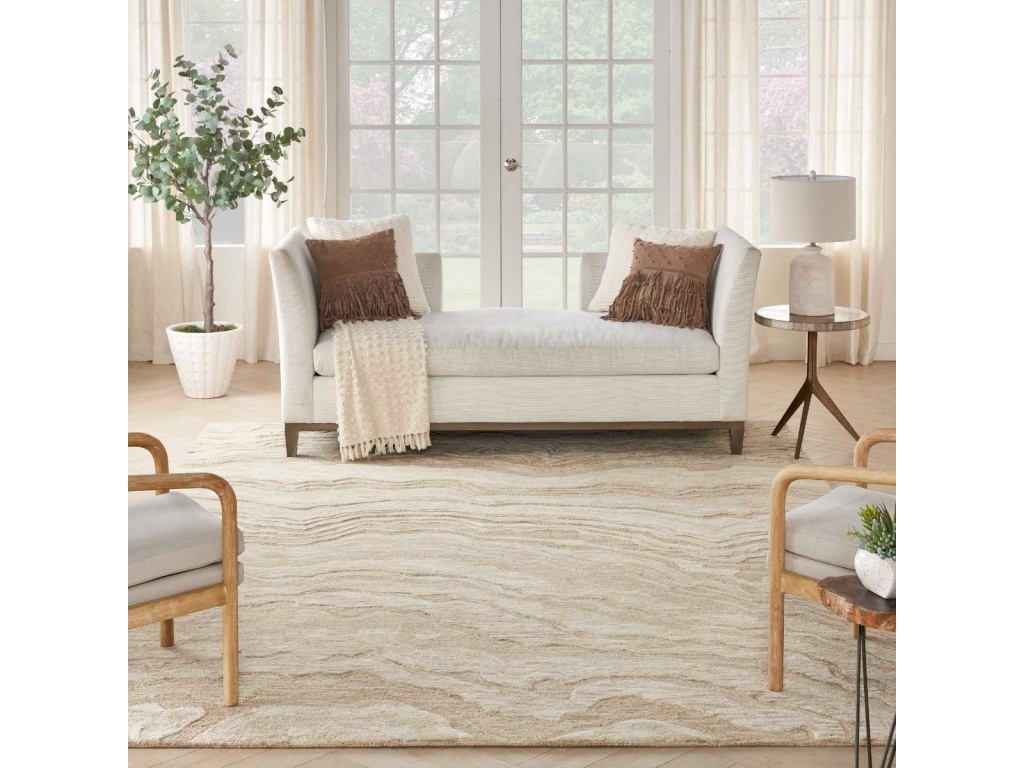 Graceful GRU01 Taupe Area Rug